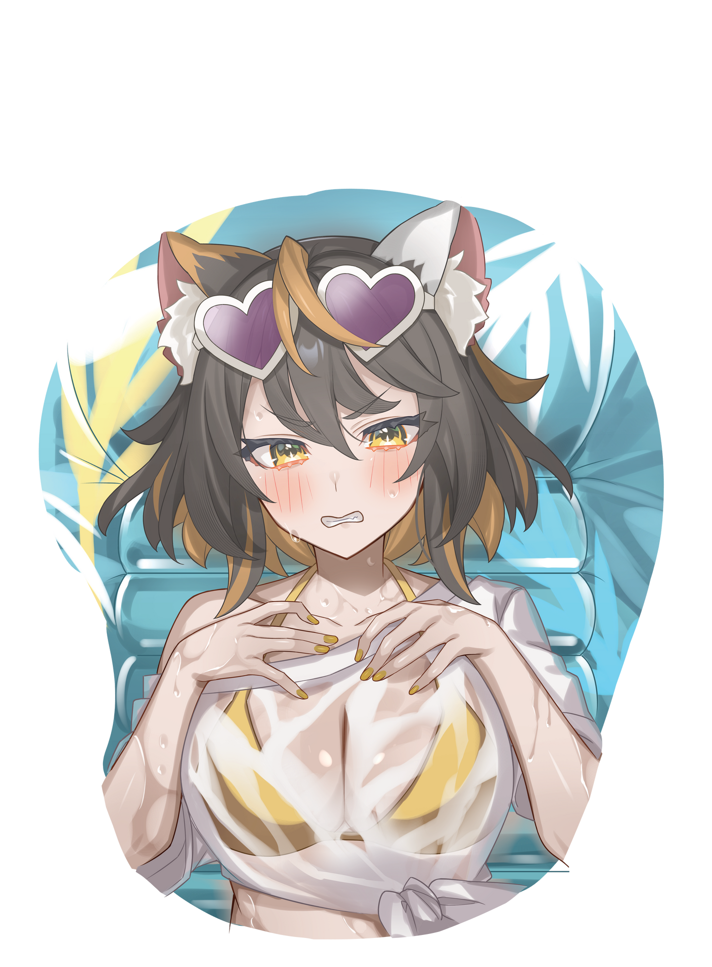 【びびぶい1st Anniversary Fes】書きおろしイラストおっぱいマウスパッド①【事後販売】
