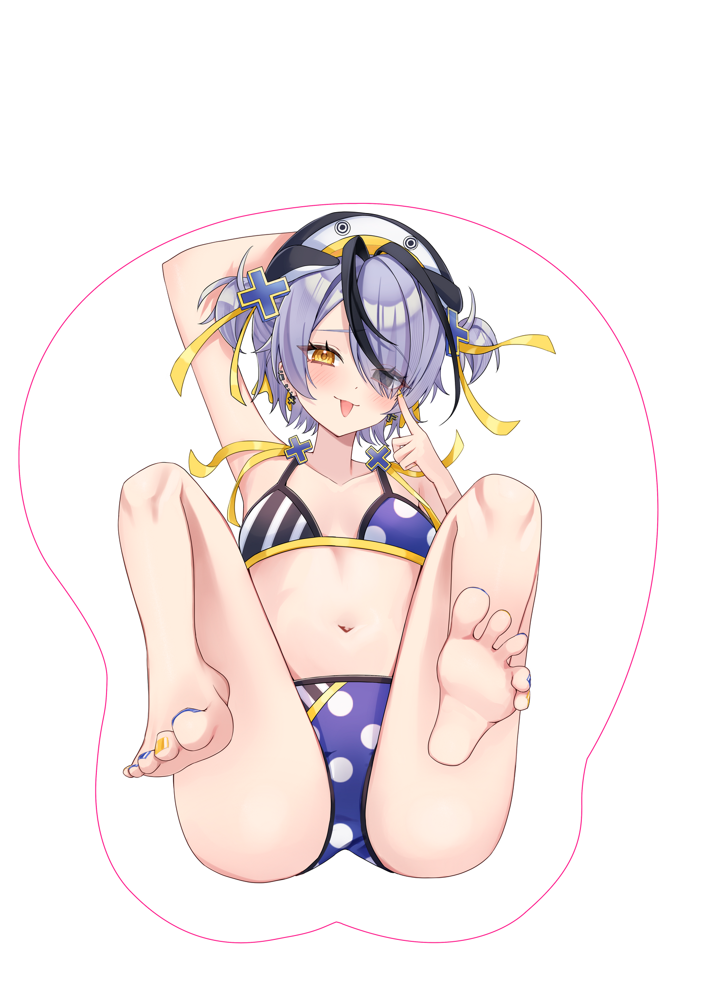 【びびぶい1st Anniversary Fes】書きおろしイラストおっぱいマウスパッド①【事後販売】