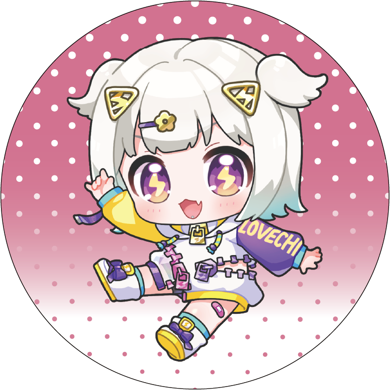 【びびぶい1st Anniversary Fes】書きおろしイラスト缶バッチ【事後販売】