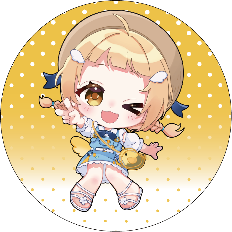 【びびぶい1st Anniversary Fes】書きおろしイラスト缶バッチ【事後販売】