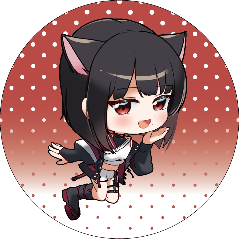 【びびぶい1st Anniversary Fes】書きおろしイラスト缶バッチ【事後販売】