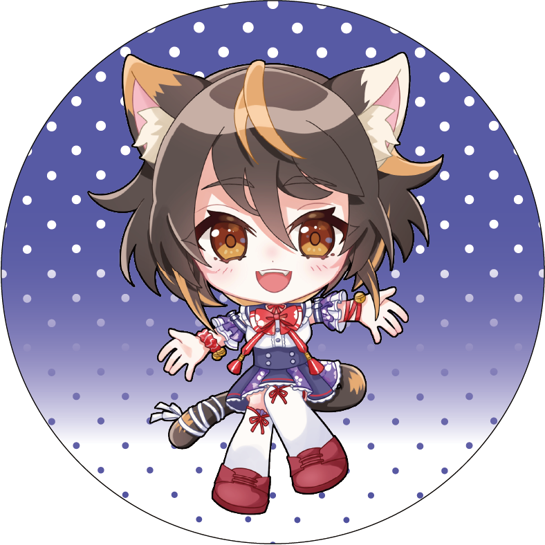 【びびぶい1st Anniversary Fes】書きおろしイラスト缶バッチ【事後販売】