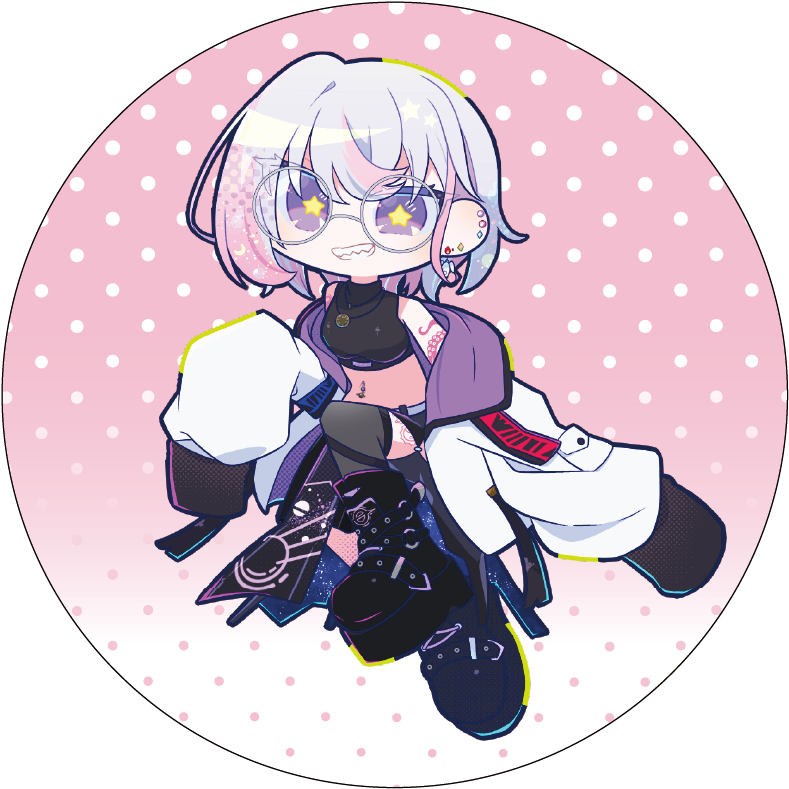 【びびぶい1st Anniversary Fes】書きおろしイラスト缶バッチ【事後販売】