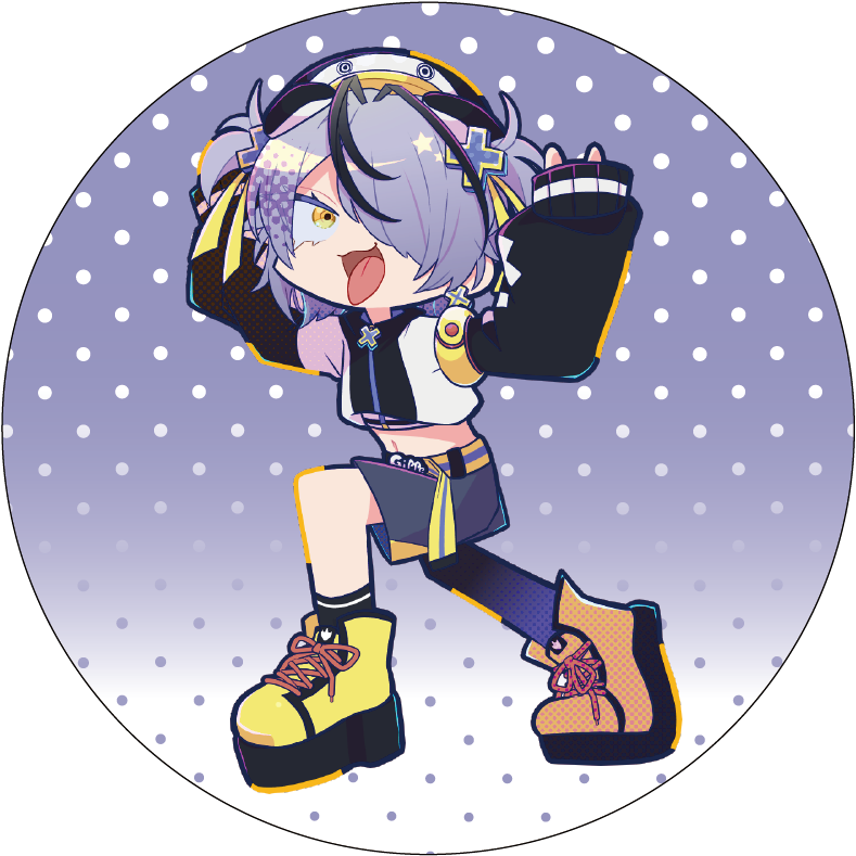 【びびぶい1st Anniversary Fes】書きおろしイラスト缶バッチ【事後販売】