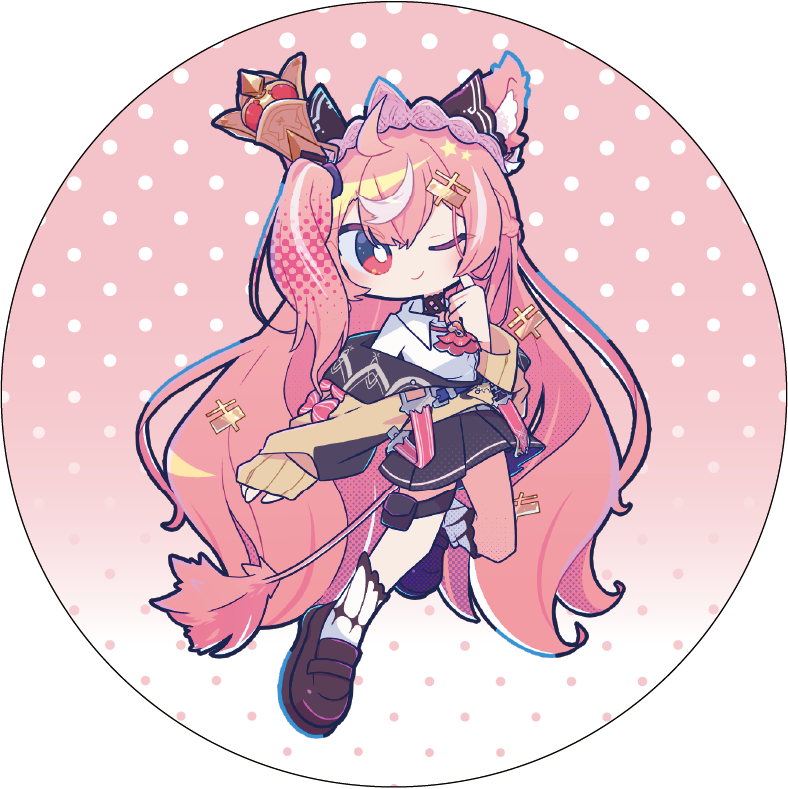 【びびぶい1st Anniversary Fes】書きおろしイラスト缶バッチ【事後販売】