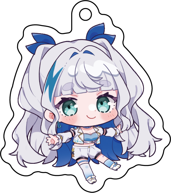 【びびぶい1st Anniversary Fes】書きおろしイラストアクリルキーホルダー【事後販売】