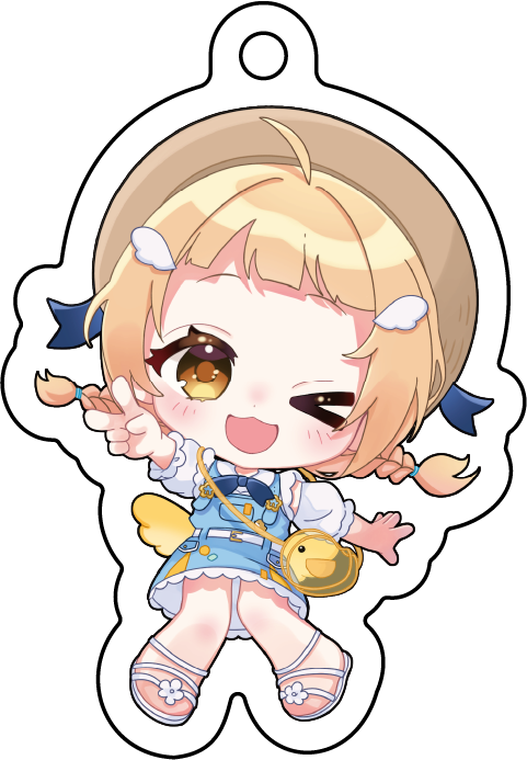 【びびぶい1st Anniversary Fes】書きおろしイラストアクリルキーホルダー【事後販売】