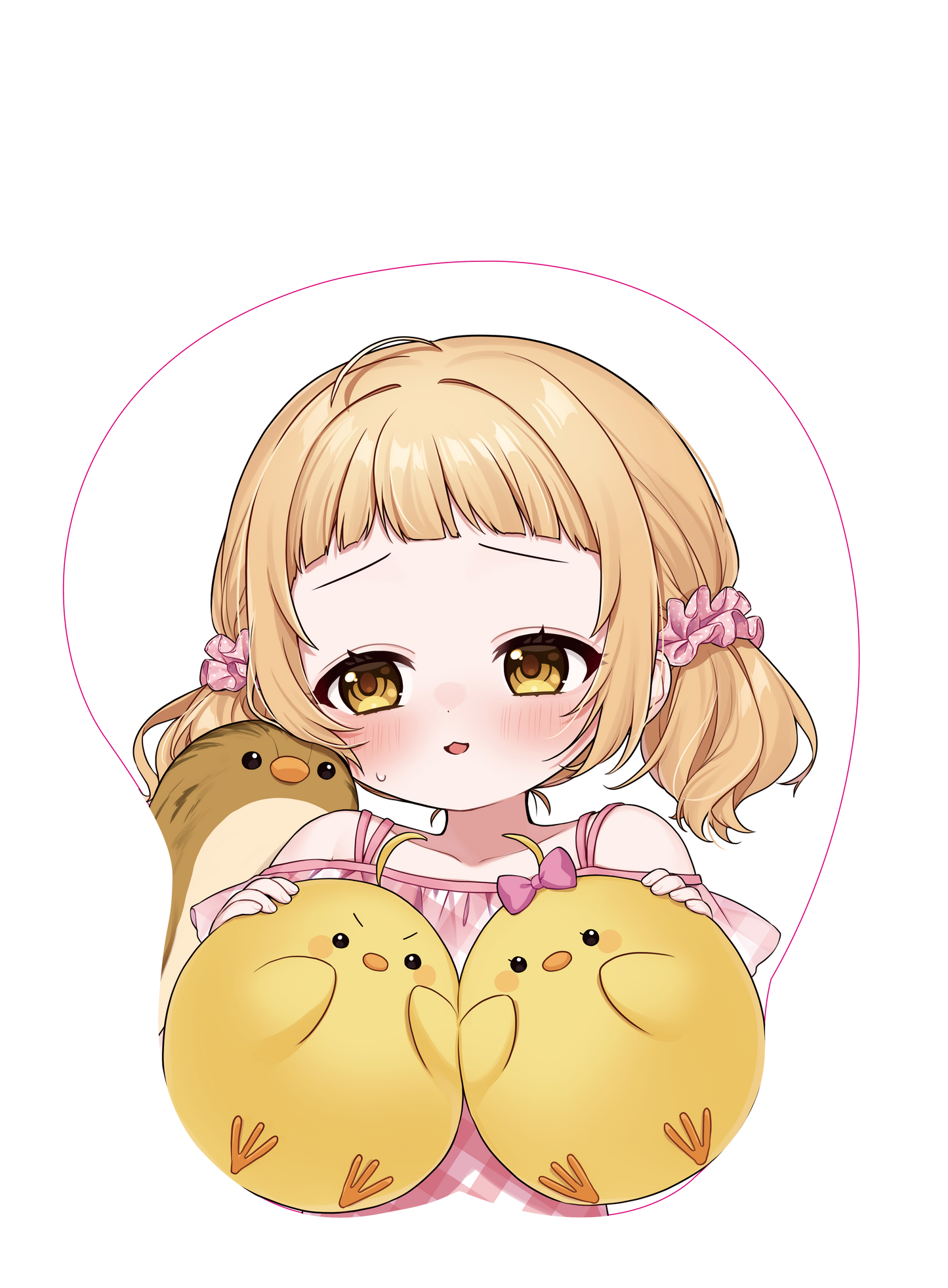 【びびぶい1st Anniversary Fes】書きおろしイラストおっぱいマウスパッド①【事後販売】