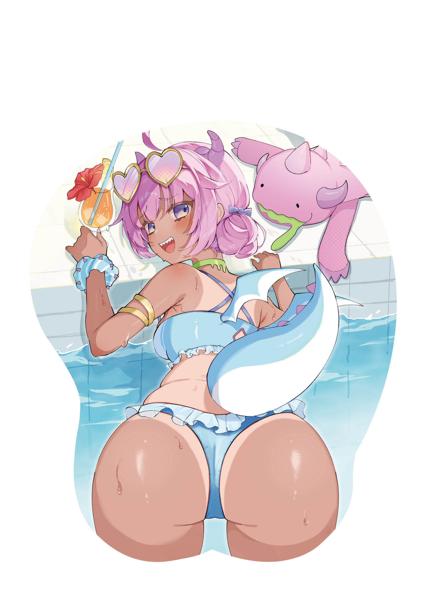 【びびぶい1st Anniversary Fes】書きおろしイラストおっぱいマウスパッド①【事後販売】