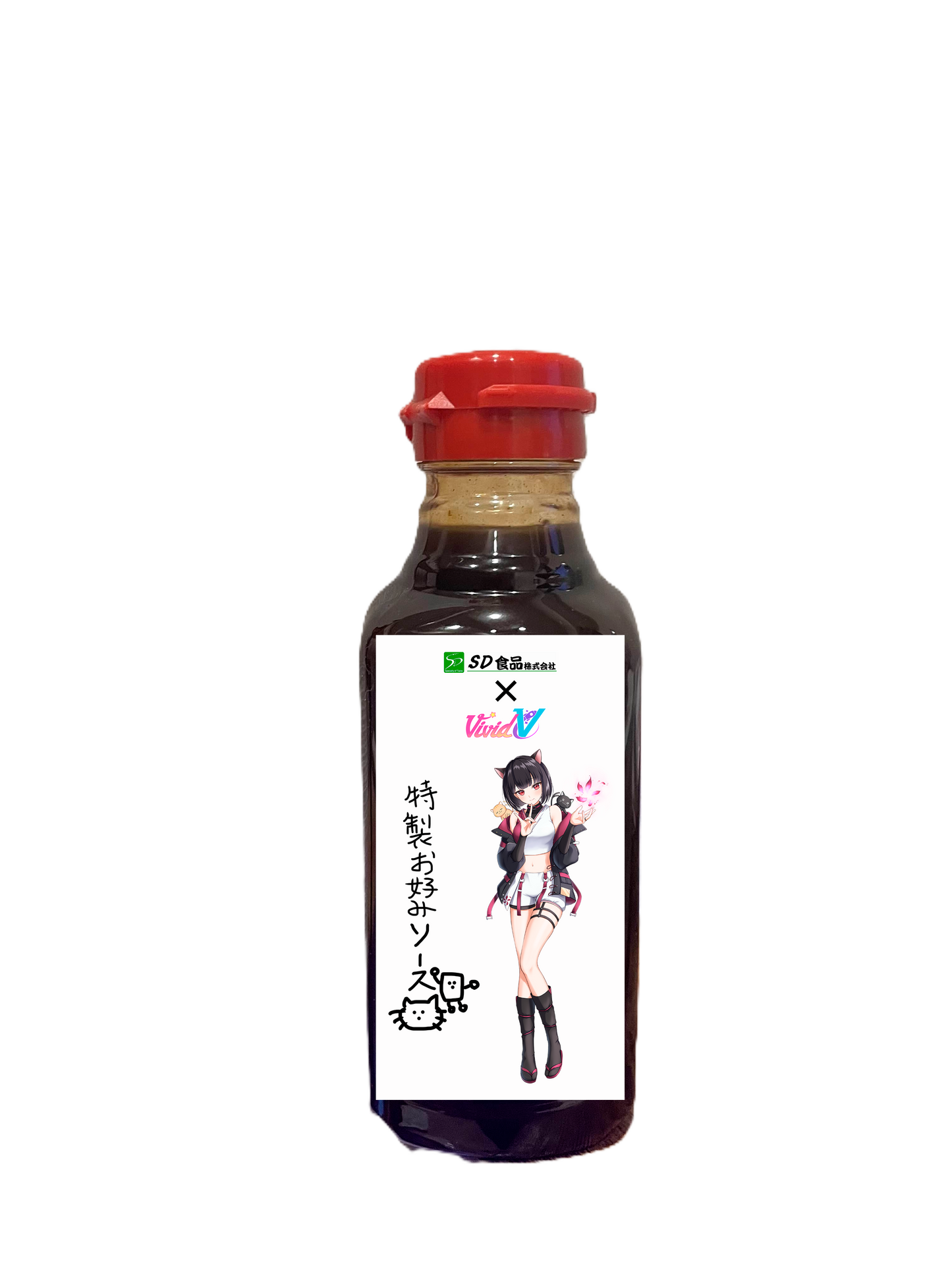 SD食品×びびぶいタイアップ企画!特製お好み焼きソース