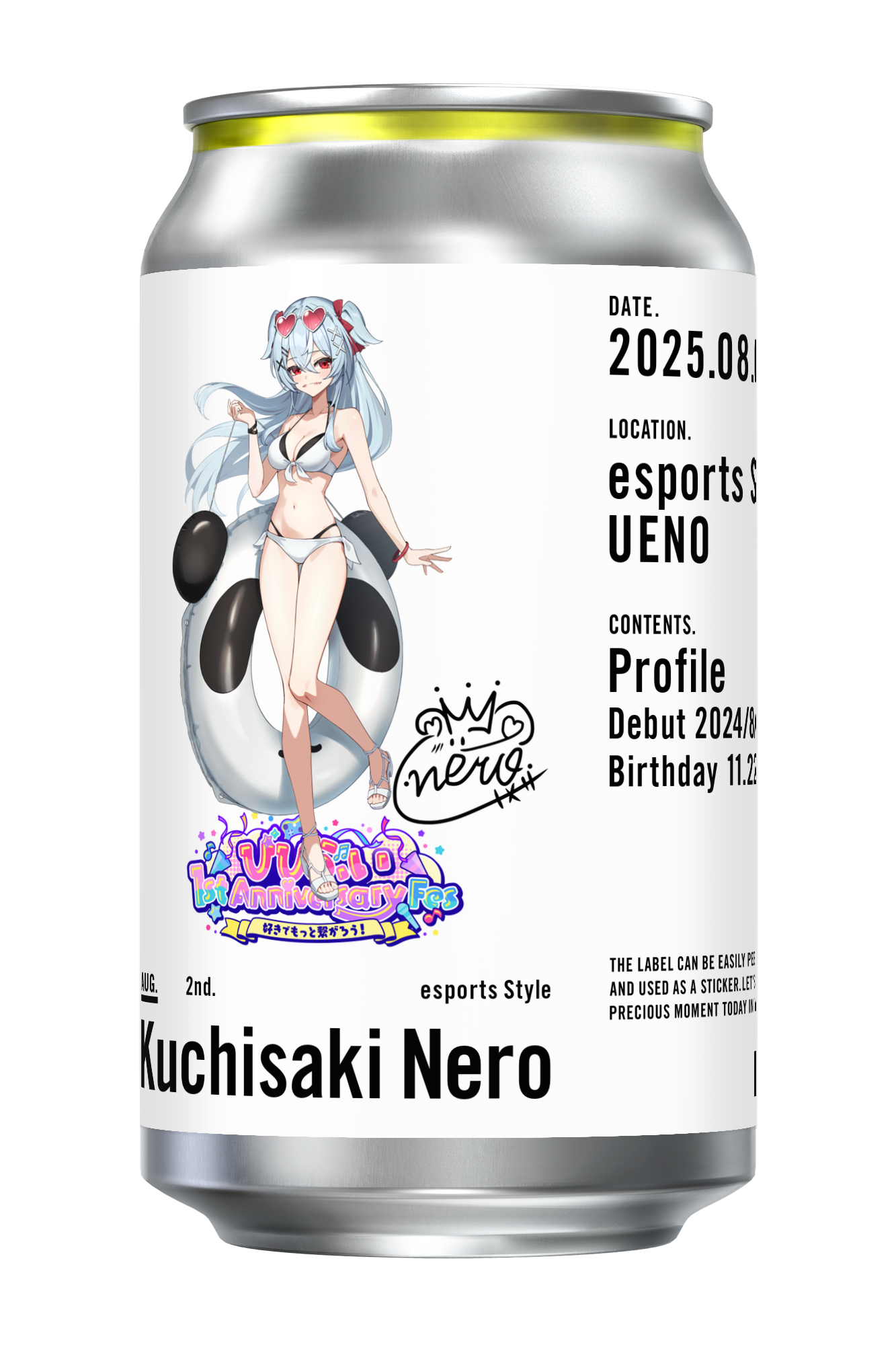 【びびぶい1stAnniversaryFes】オリジナルドリンク缶