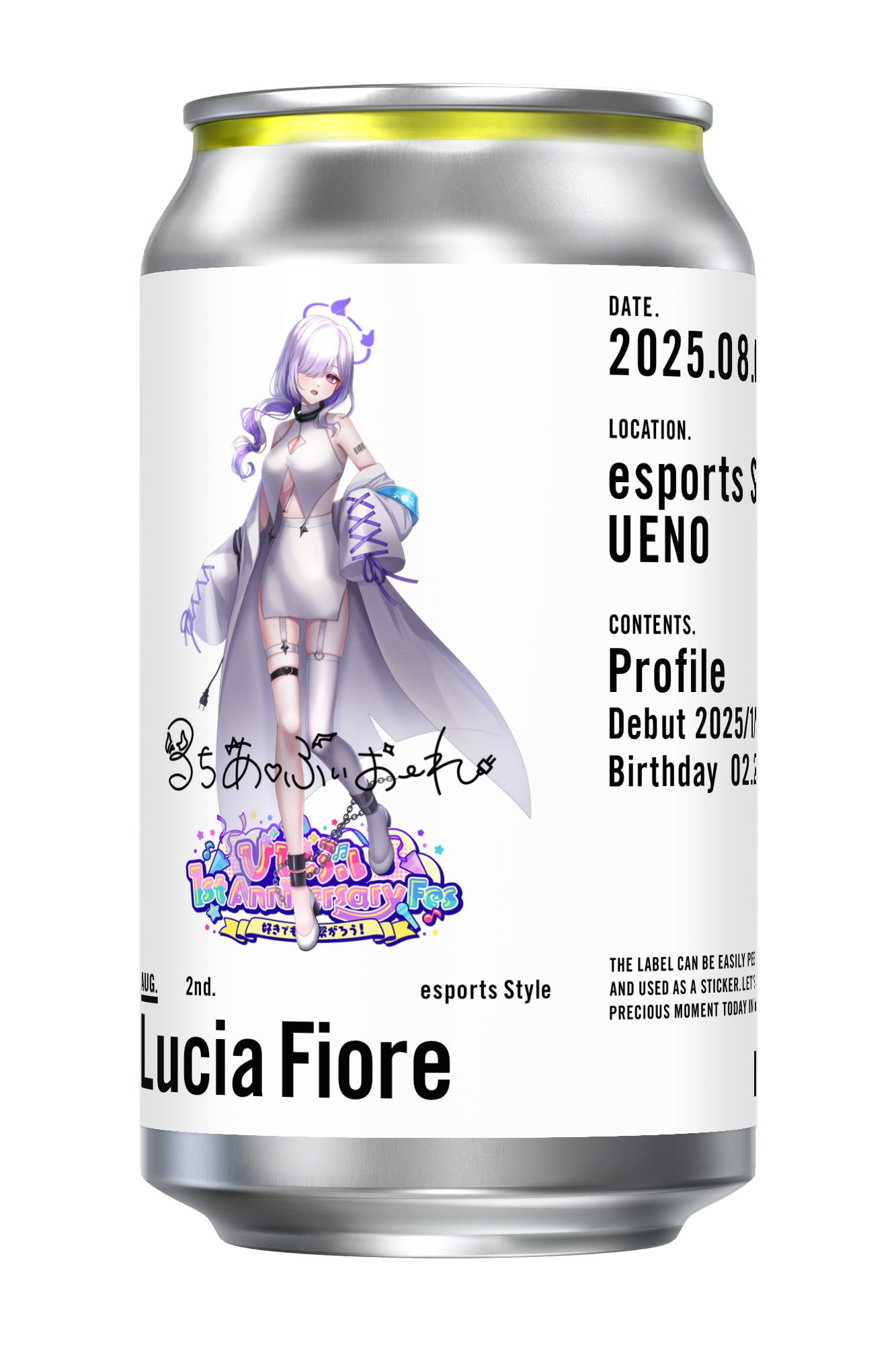【びびぶい1stAnniversaryFes】オリジナルドリンク缶