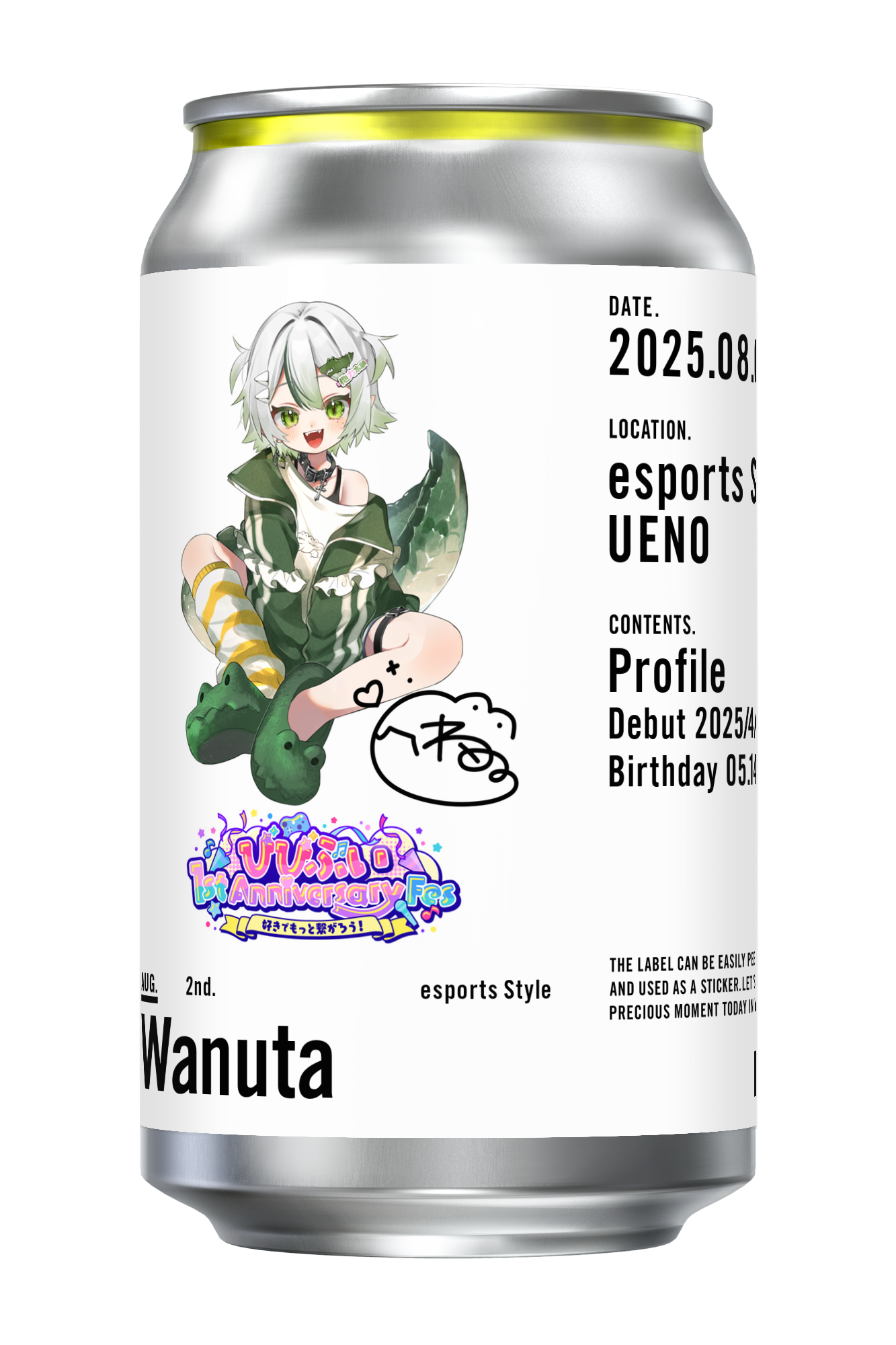 【びびぶい1stAnniversaryFes】オリジナルドリンク缶