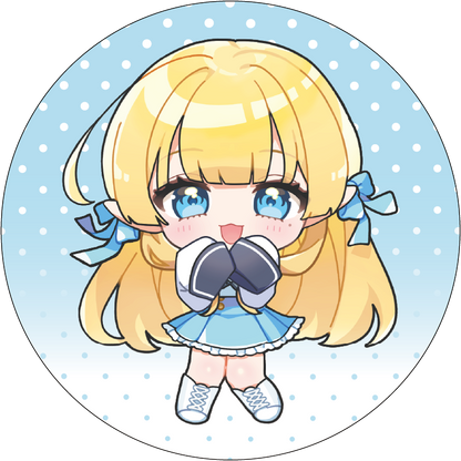 【びびぶい1st Anniversary Fes】書きおろしイラスト缶バッチ【事後販売】