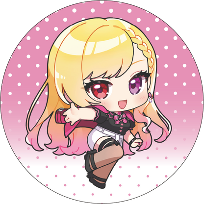 【びびぶい1st Anniversary Fes】書きおろしイラスト缶バッチ【事後販売】