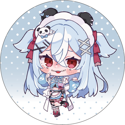 【びびぶい1st Anniversary Fes】書きおろしイラスト缶バッチ【事後販売】