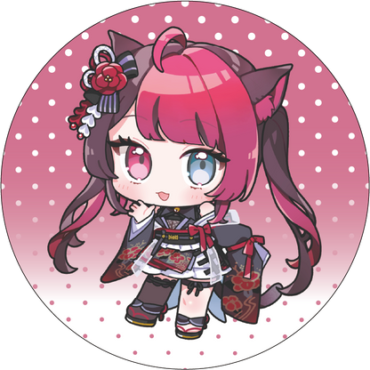 【びびぶい1st Anniversary Fes】書きおろしイラスト缶バッチ【事後販売】