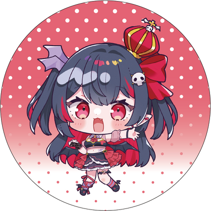 【びびぶい1st Anniversary Fes】書きおろしイラスト缶バッチ【事後販売】