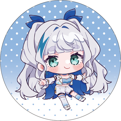【びびぶい1st Anniversary Fes】書きおろしイラスト缶バッチ【事後販売】