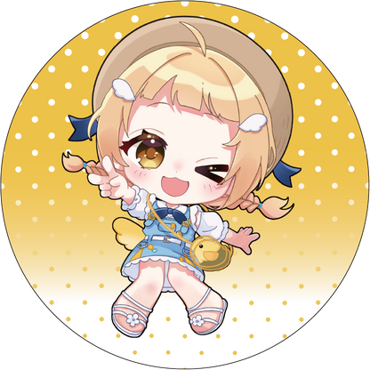 【びびぶい1st Anniversary Fes】書きおろしイラスト缶バッチ【事後販売】