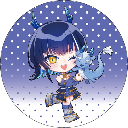 【びびぶい1st Anniversary Fes】書きおろしイラスト缶バッチ【事後販売】