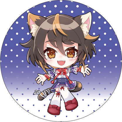 【びびぶい1st Anniversary Fes】書きおろしイラスト缶バッチ【事後販売】