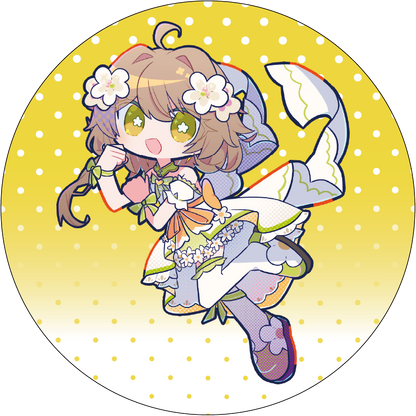 【びびぶい1st Anniversary Fes】書きおろしイラスト缶バッチ【事後販売】