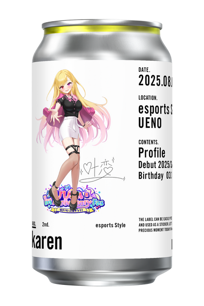 【びびぶい1stAnniversaryFes】オリジナルドリンク缶