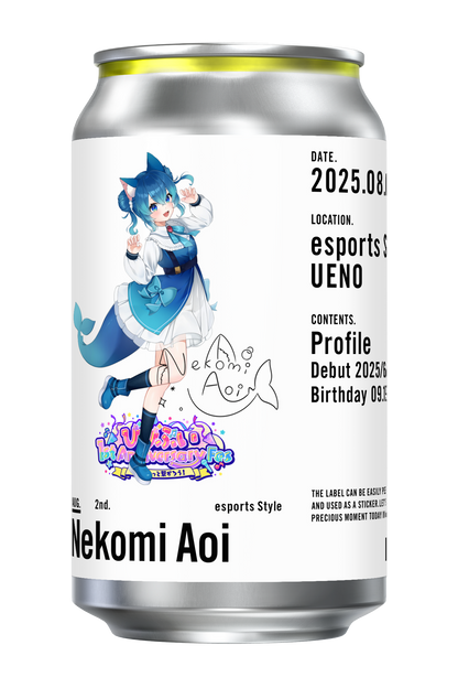 【びびぶい1stAnniversaryFes】オリジナルドリンク缶